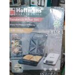 Hoffmans HM-3021 home multi-function grill plate,waffle plate,toaster plate,electric 3 in 1 -4-face 4-portion sandwich maker detachable, interchangeable - image 2