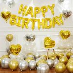 product_image_name-Generic-Large Gold Happy Birthday Letters Foil Balloons For Party Decorations & Supplies-, Birthday Supplies, Pairs well with Banners, Curtains, Streamers, Ribbons, Tassels-3