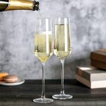 Long Flute Glass Cup 6pcs champagne and wine 
