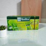Qualitea Natural Green Tea- 25 tea bags
