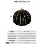 product_image_name-TRIOPO-kl 85cm beauty dish softbox with grid for light -4