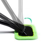 product_image_name-Generic-1pcs+2pcsReplacement cloth  green Windshield Cleaning Brush Kit  Long Handle Interior Car Glass Wiper  Plastic Material-7