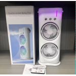 Double headed rechargeable fan