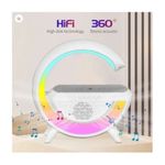 product_image_name-Generic-Bluetooth Speaker 3 In1 + Wireless Charger + Led Lamp Bluetooth Wireless Charging LED RGB Convenient Mobile Charging-5