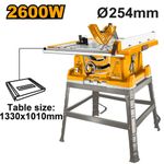 Ingco 2600W TABLE SAW MACHINE WITH EXTENSION TABLE - image 2