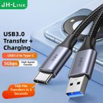 General USB3.0 to Type-C Cable 5Gbps Fast Charge Braided