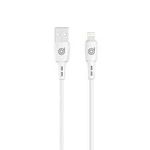 Digifon Silicone 15W USB-A To Type-C 1M Cable for Type-C Devices - White