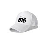 High Design Face Cap: White