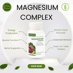 Neobalance  Magnesium Complex – Whole Food Magnesium Supplement for Energy, Muscle & Nerve Support – 60 Tablets