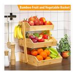 product_image_name-Generic-3-Tier Bamboo Fruit Basket for Kitchen Counter, Large Capacity Fruits Storage Rack Vegetables -1