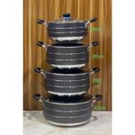 BIG SIZE Non Stick Cook Pot Set 4 pcs __24_26_28_30cm ( BIG size)