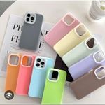 Generic Jelly silicone pouch for iPhone 11,12,13, 14,15,16, 17 series... Grey colour - image 2