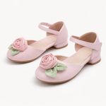 product_image_name-Alovbear-girls pink flower mary jane shoes-1