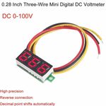 Generic 0.28 Inch Mini Digital DC Voltmeter 0-100V LED Panel Meter,Blue - image 4
