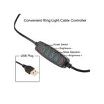 Generic 3 In 1 6 Inches 3 Light Mode Desktop Adjustable Ring Light. - image 4
