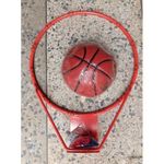 WALL HANGING BASKETBALL HOOP RIM NET & BASKETBALL
