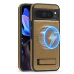 Google Pixel 10 Pro Leather Defender Case With Kickstand