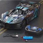 Generic High speed Bugatti Rechargeable remote control toy car blue - image 3