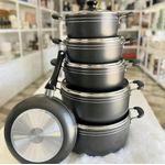 6 PCS Set  Non-Stick Pots & Double frying pan