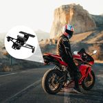 Generic Motorcycle modified license plate frame, adjustable LED license plate frame - image 2