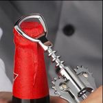 Generic CORKSCREW Wine Opener - Multifunctional Corkscrew for Effortless Wine & Beer Bottle Opening. ( SILVER ) - image 2