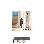 Generic C12 Al Smart Tracking Selfie Stick Trip  1.0M Extendable with Bluetooth and Stable Quadrupod - image 3