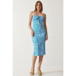 Trendyol Knitted Casual Dress - Blue - image 2