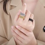 ONIBENZ Mesh Silver Stainless Steel Ring For Men and Women - image 3