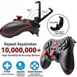 Generic DUAL SHOCK Vibration Bluetooth Wireless Mobile Phone Gaming Triggers Controller Game Pad Android Ipads & Iphone / IOS / PC / PS3 Gamepad - image 3