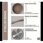 Generic Quality Non Stick Frying Pan (Best Quality) - 24cm - image 7