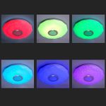 Generic Bluetooth music remote control ceiling light, 30CM, 36W, white/warm white/RGB colors, dynamic lighting effects - image 7