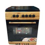 product_image_name-Nexus-  60X60 Modern kitchen wooden design all gas 4 euro burners standing gas cooker with inbuilt oven -2