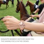 product_image_name-Fashion-Women’s Rose Gold Square Dial Watch – Rotating Diamond Style, Leather Strap-4