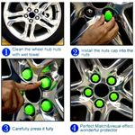 product_image_name-Generic-High Quality Silicone Wheel Nut Cover - Green-2