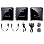 Generic Baiwangli SX39 Dual Wireless Microphone - 3-in-1 Receiver for iPhone, Type-C & Camera - image 2