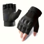 product_image_name-Generic-Sports Fingerless Gloves With Hard Knuckle Anti-Slip Adjustable-1