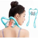 Generic Trigger Point Roller Neck Massager for Pain Relief Portable for Neck Shoulder Knee