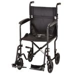 Generic Medical Lightweight Solid Foldable Transport Wheelchair