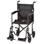 Generic Medical Lightweight Solid Foldable Transport Wheelchair - image 2
