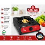 Single Burner Gas Cooker (Black/Red)