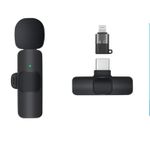 K8 Original K8 Wireless Clip-On Microphone for Android & iPhone - Clear Audio Recording