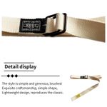 product_image_name-Fashion-Unisex Canvas Belt – Adjustable Black Metal Buckle with Stylish Yellow Label-2