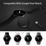 Generic Magnetic USB-C Wireless Charging Cable for Google Pixel Watch (1st Gen) - Black - image 5