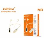 Frezzil M3 Wireless Neckband Earphones - Digital Battery Display & TF Card Support