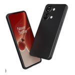 Silicon back case for OnePlus Nord 3 - black
