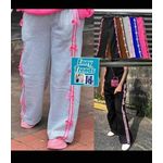 Beautiful Pink line Baggy Joggers Multicolour 1pcs 