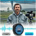 product_image_name-Generic-Wireless Microphone Compatible With Iphone/Android/Camera, USB C Microphone With Noise Cancellation, 16hors Battery Life Magnetic Mic, Tiny Microphone For Video Recording,Streaming-3