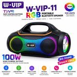 Generic W-VIP- 11 RGB 100W WIRELESS SUPER BASS SPEAKER
