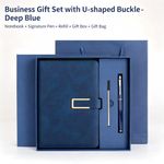 Generic Office Pen Gift Set, including a pen, refills, a gift box, a gift bag, and a notebook.