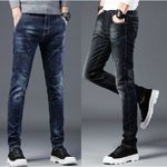 2 Pieces ORIGINAL Stock Jeans - Wash Blue & Wash Black